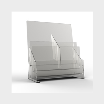 Porta Brochures 6 tasche