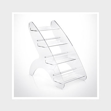 Scaletta plexiglass da banco
