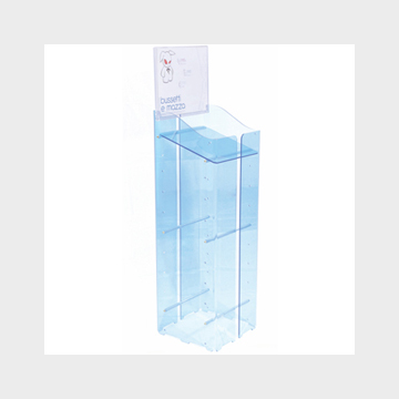 Espositore a colonna in plexiglass