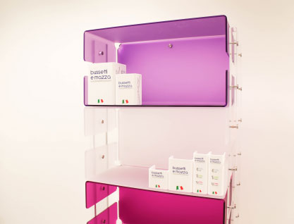 Pipedo esposto nello showroom