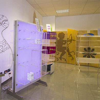 Lo showroom degli espositori