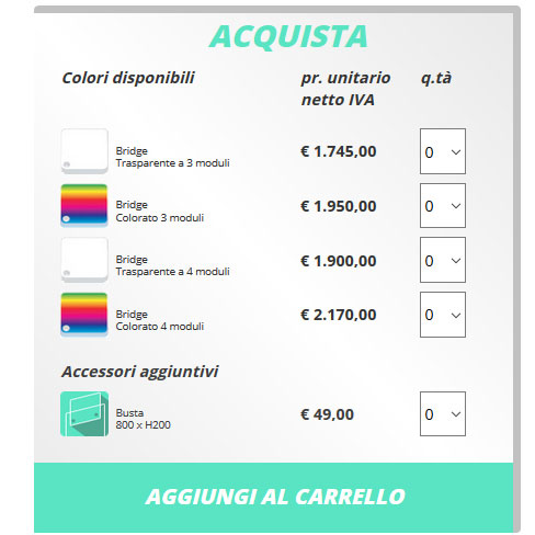Vendita espositori online